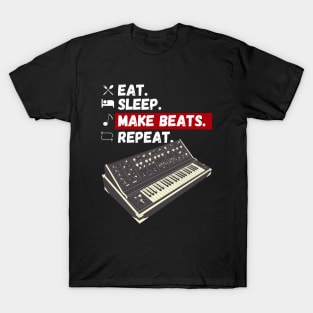 Eat Sleep Make Beats Repeat T-Shirt